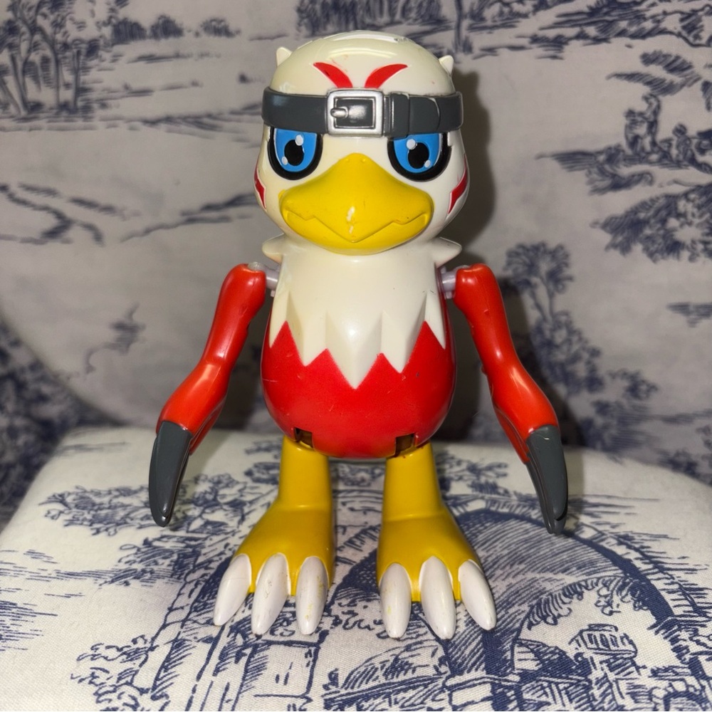 Hawkmon Digimon Deluxe Micro Playset Incomplete 1999 Digivolves Garudamon